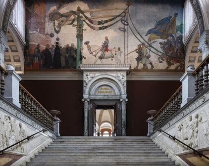 Interiör från Nationalmuseum, Trapphallen. Foto: © Bruno Ehrs