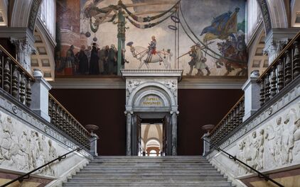 Interiör från Nationalmuseum, Trapphallen. Foto: © Bruno Ehrs