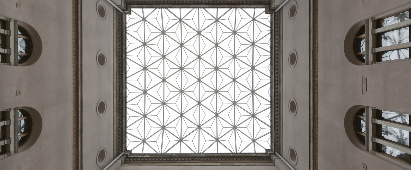 One of the two new glazed in court yards. Photo: Melker Dahlstrand