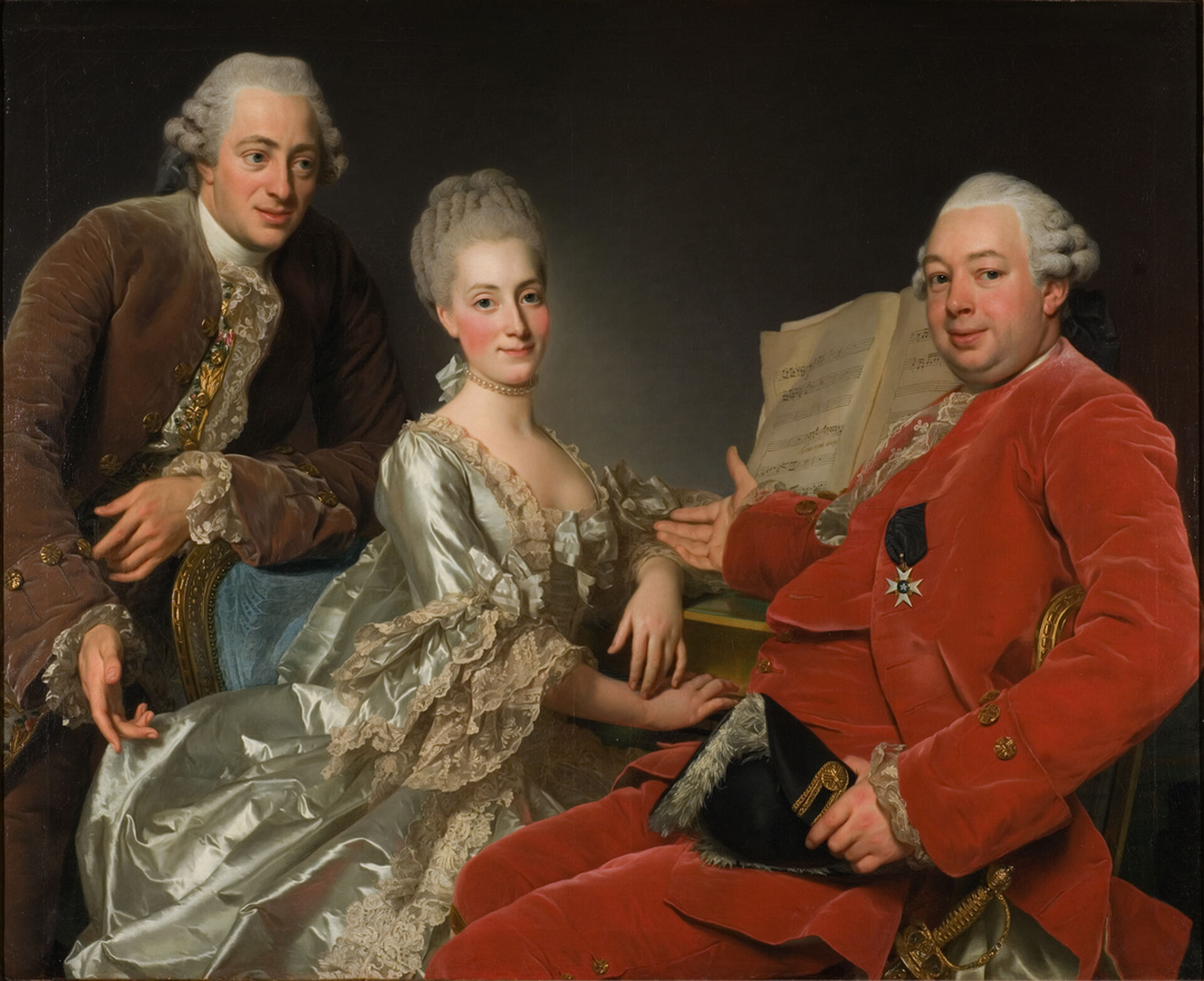 Alexander Roslin, Brukspatron John Jennings, hans bror och svägerska