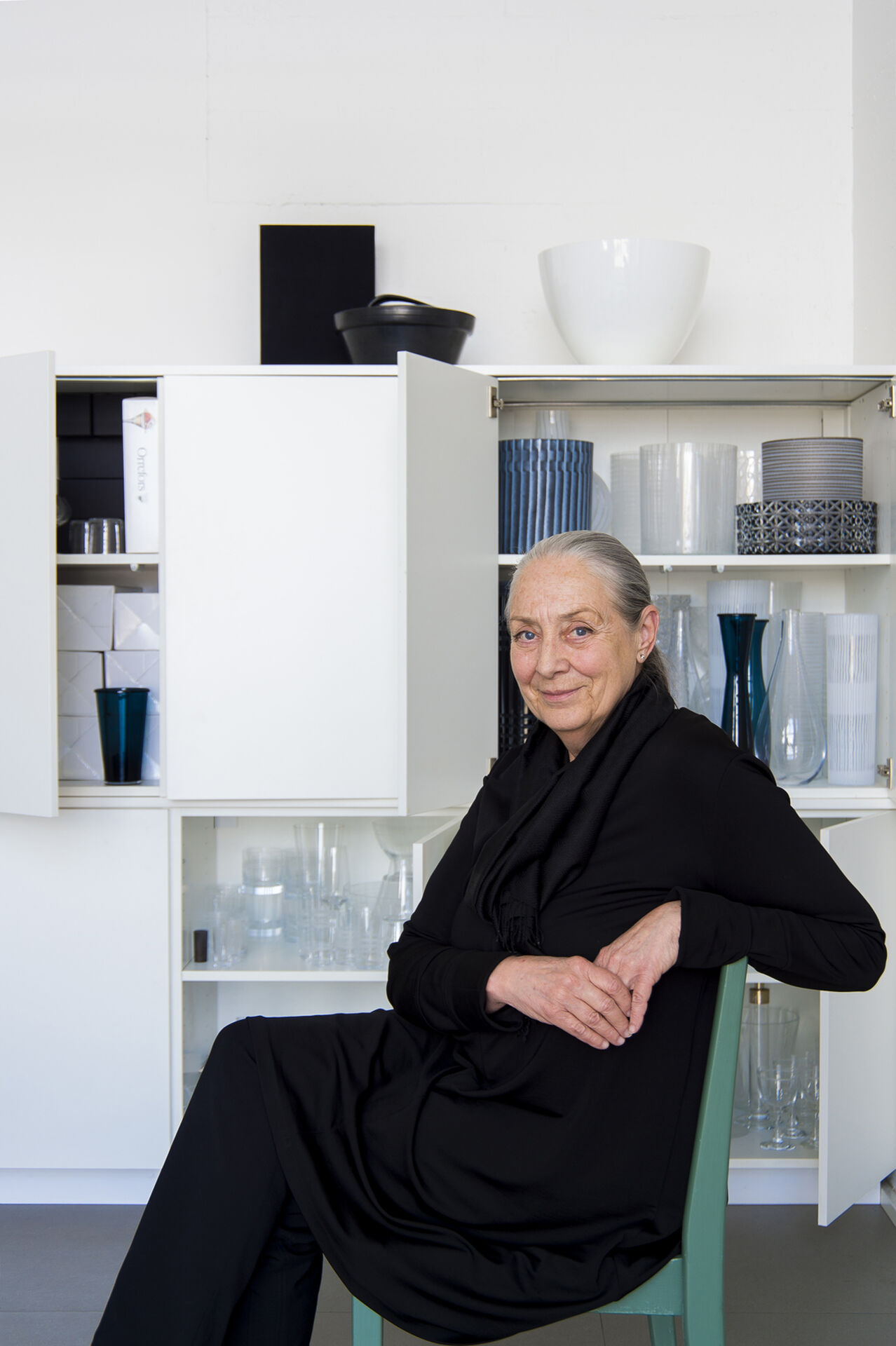 Ingegerd Råman in her Studio