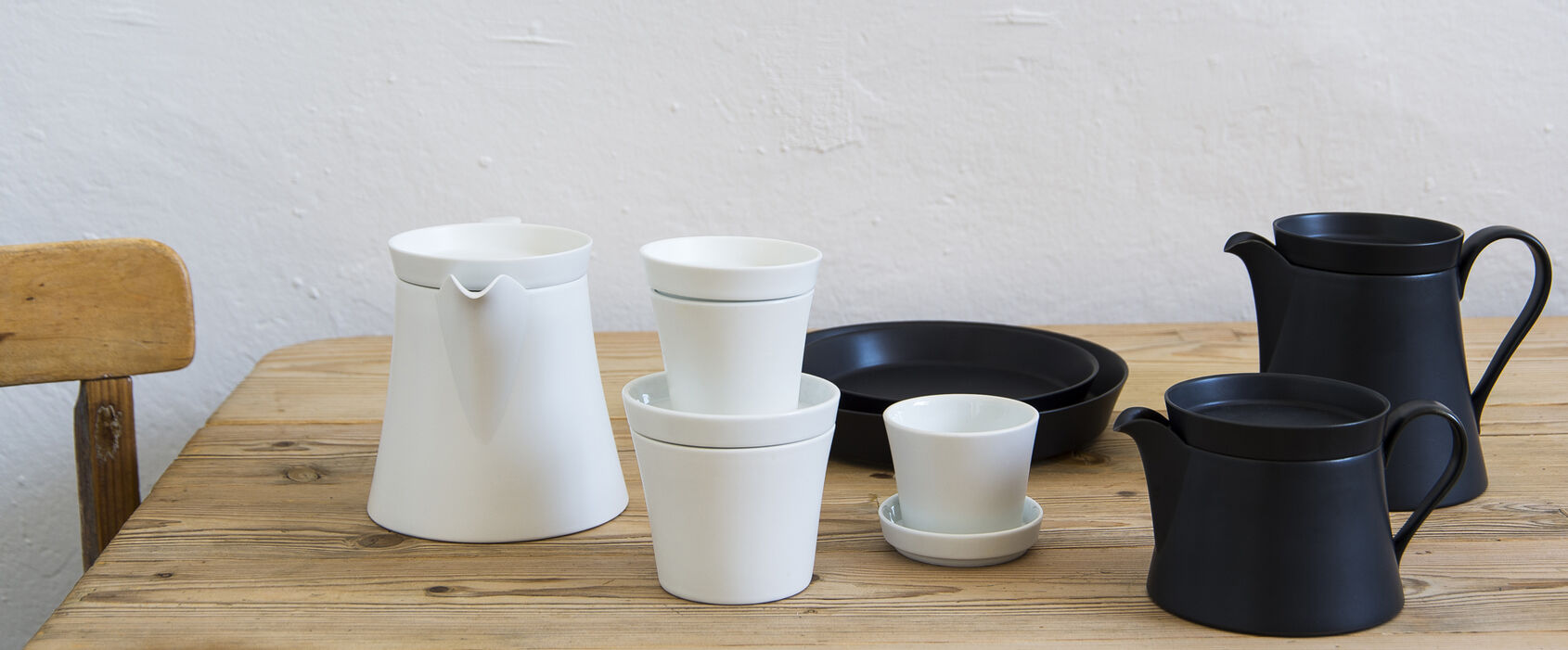 Tea service (selection) porcelain, 2016, The Arita Project, Koransha Co Ltd, Japan