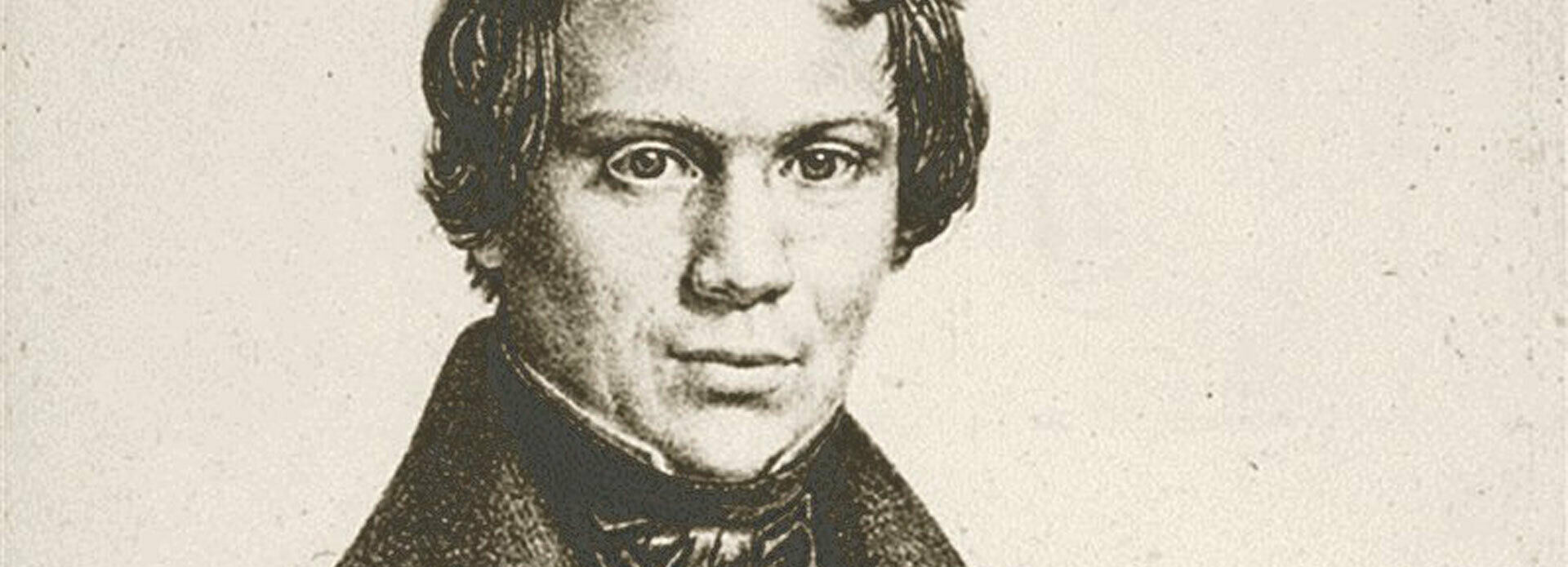 Äldre porträtt av en man.