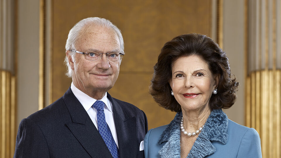 H.M. Konung Carl XVI Gustaf och H.M. Drottning Silvia. Foto: Peter Knutson © Kungahuset.se