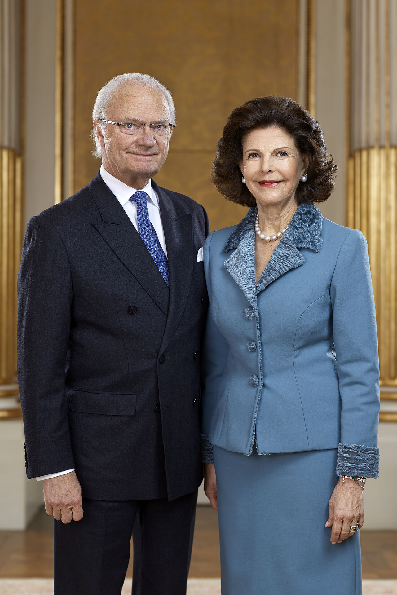 H.M. Konung Carl XVI Gustaf och H.M. Drottning Silvia. Foto: Peter Knutson © Kungahuset.se