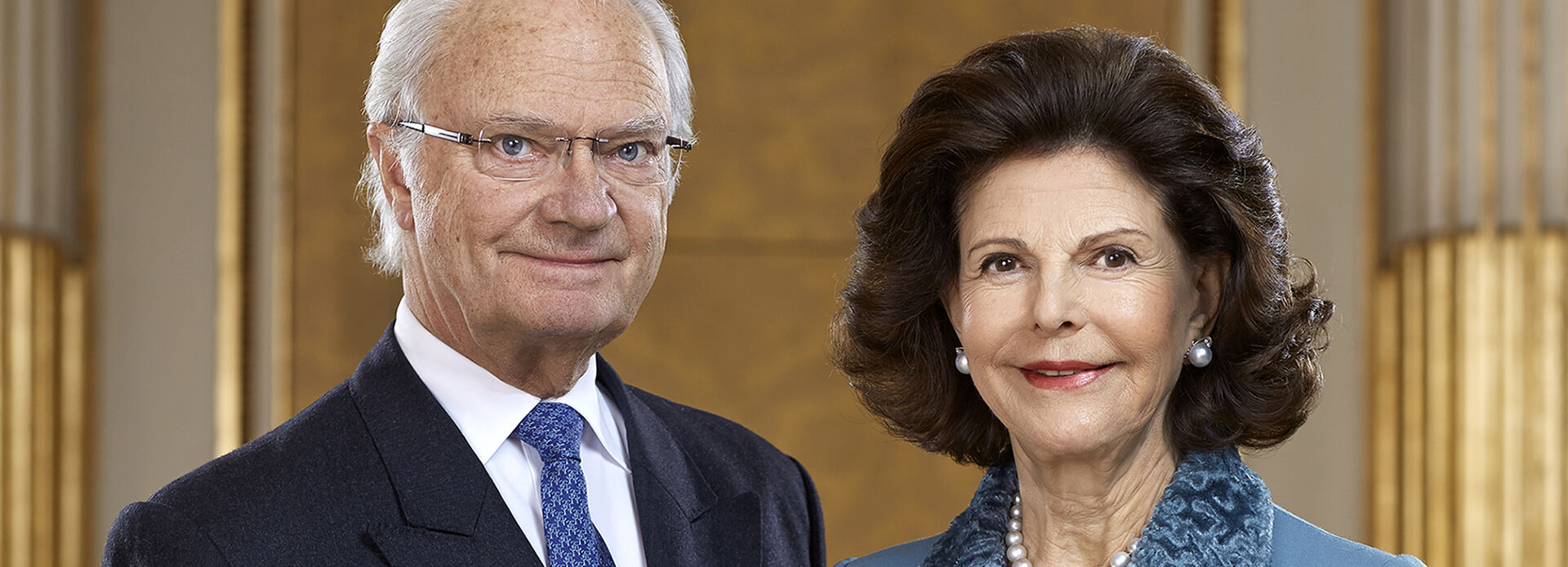H.M. Konung Carl XVI Gustaf och H.M. Drottning Silvia. Foto: Peter Knutson © Kungahuset.se