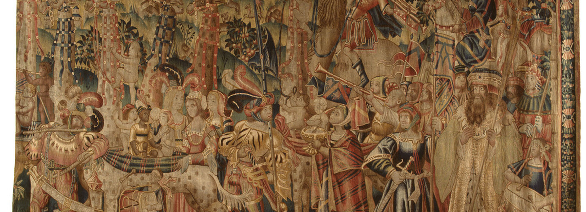 Hautelisse tapet, "Vasco da Gamas återkomst"