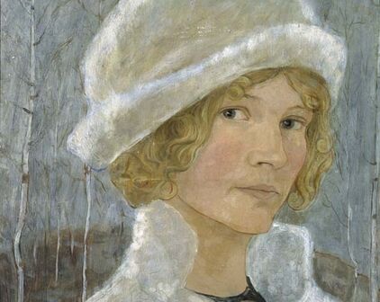 Esther Ellqvist, Självporträtt.