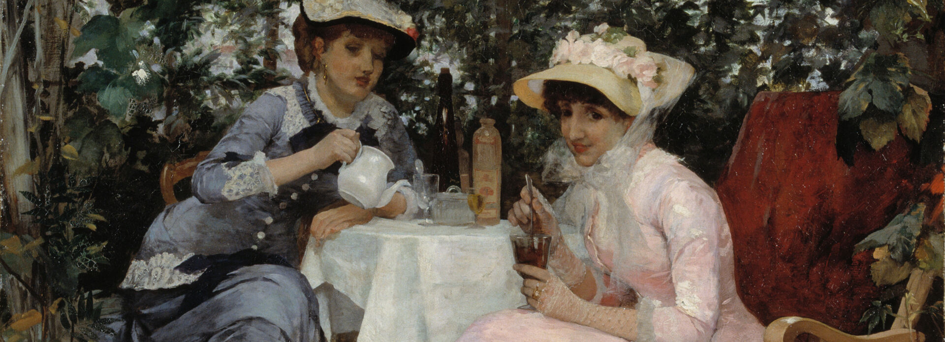 Hugo Birger, Sitting under the Arbour