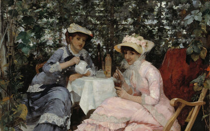 Hugo Birger, Sitting under the Arbour