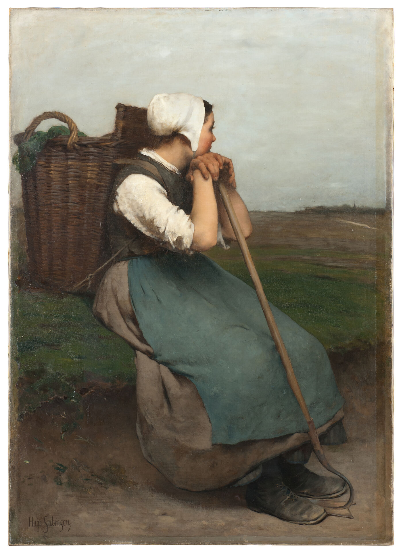 Hugo Salmson, Fransk bondflicka, Souvenir de Picardie