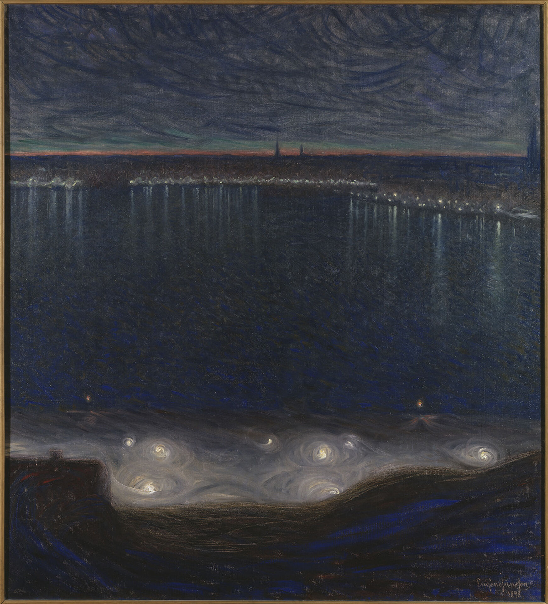 Eugène Jansson, Riddarfjärden i Stockholm
