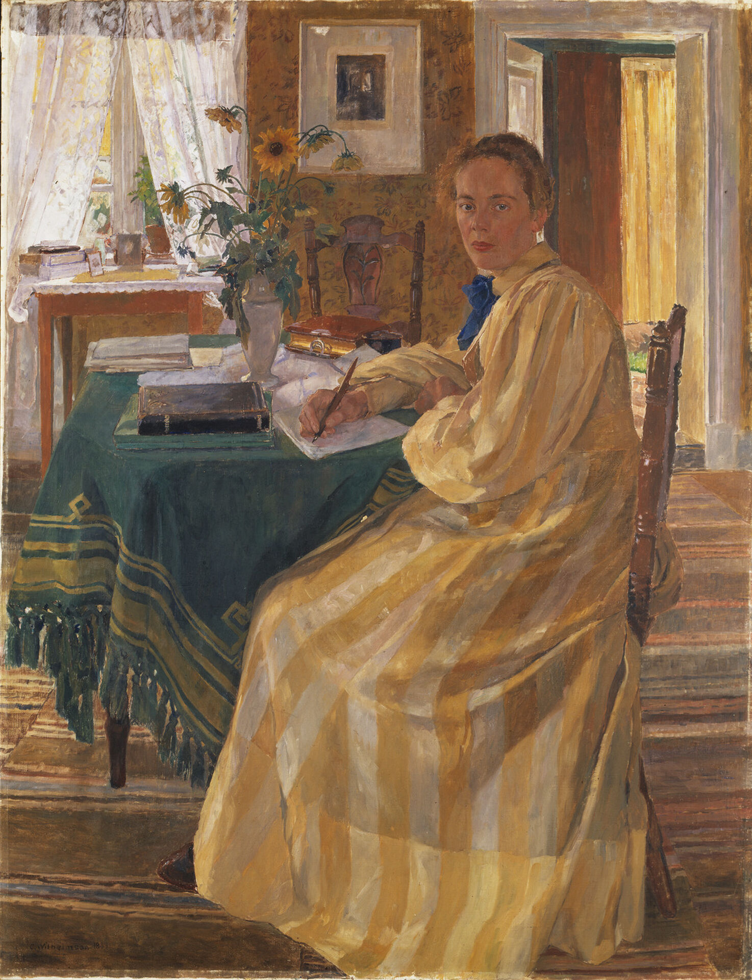 Carl Wilhelmson, Konstnärens syster