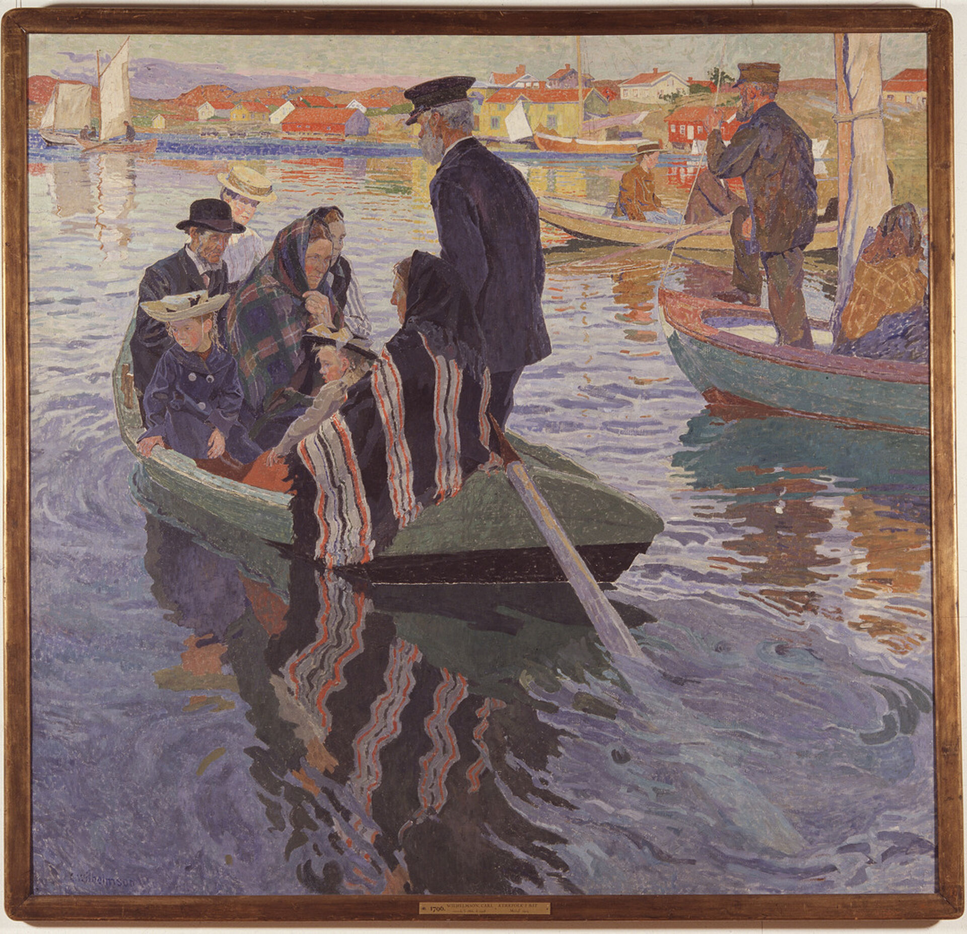 Carl Wilhelmson, Kyrkfolk i båt