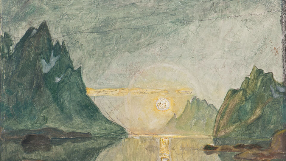 Anna Boberg, Midnattssol. Studie från Nordlandet