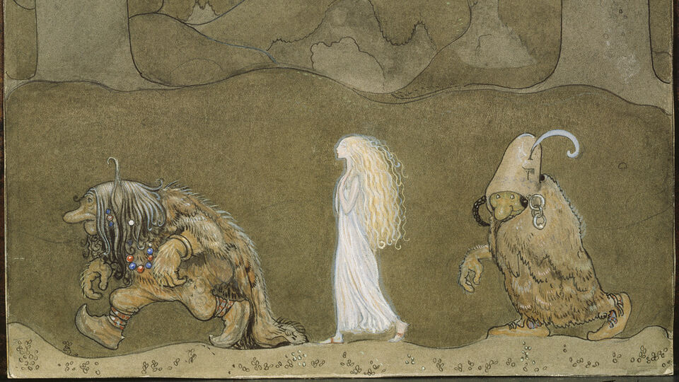 John Bauer, Prinsessan och trollen