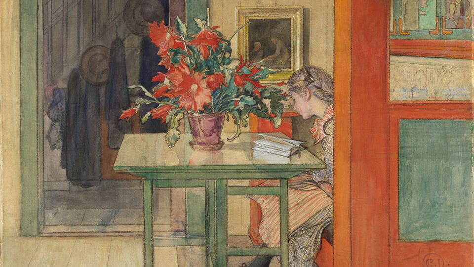 Carl Larsson, Lisbeth läser