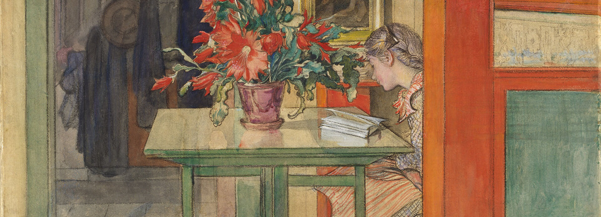 Carl Larsson, Lisbeth läser