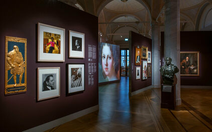 Interiör från utställningen Porträtt!