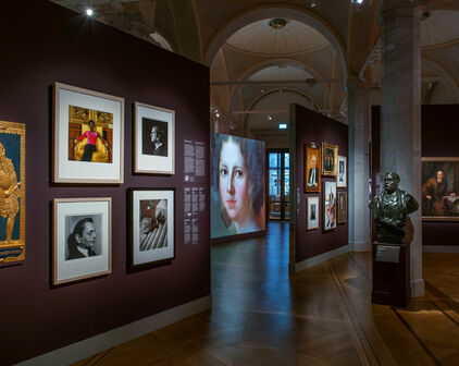 Interiör från utställningen Porträtt!