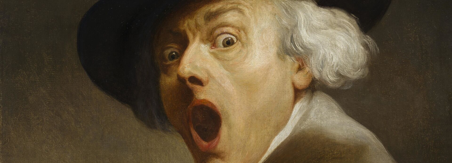 Joseph Ducreux, Self-portrait, entitled La Surprise en terreur, 1790’s, oil on canvas