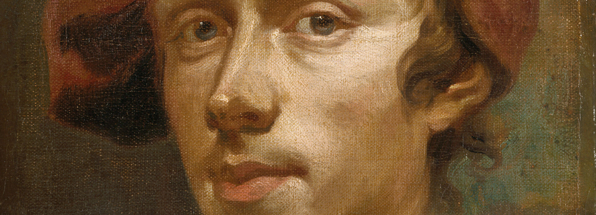 Olof Arenius, self portrait, oil on canvas