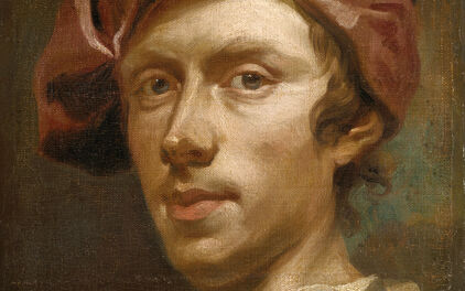 Olof Arenius, self portrait, oil on canvas