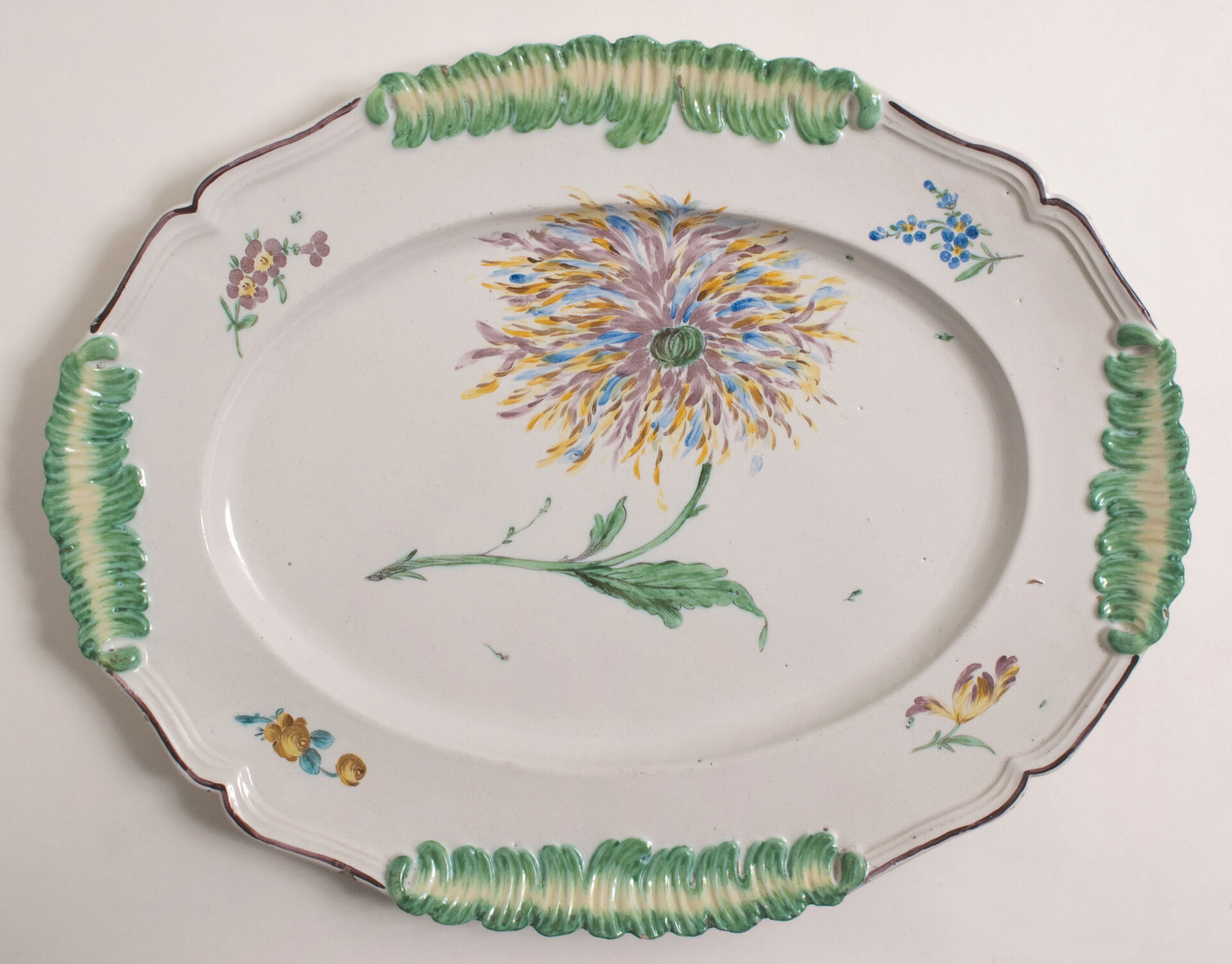 Dish, unknown Estonian artist active during the  late 18th century.