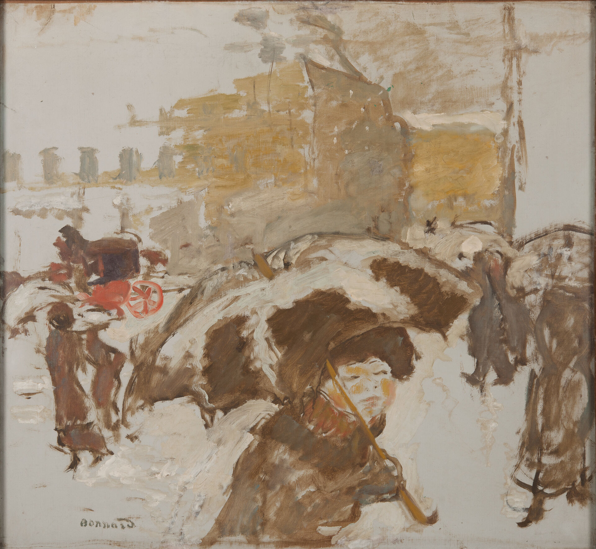 Pierre Bonnard, Paraplyer i snö