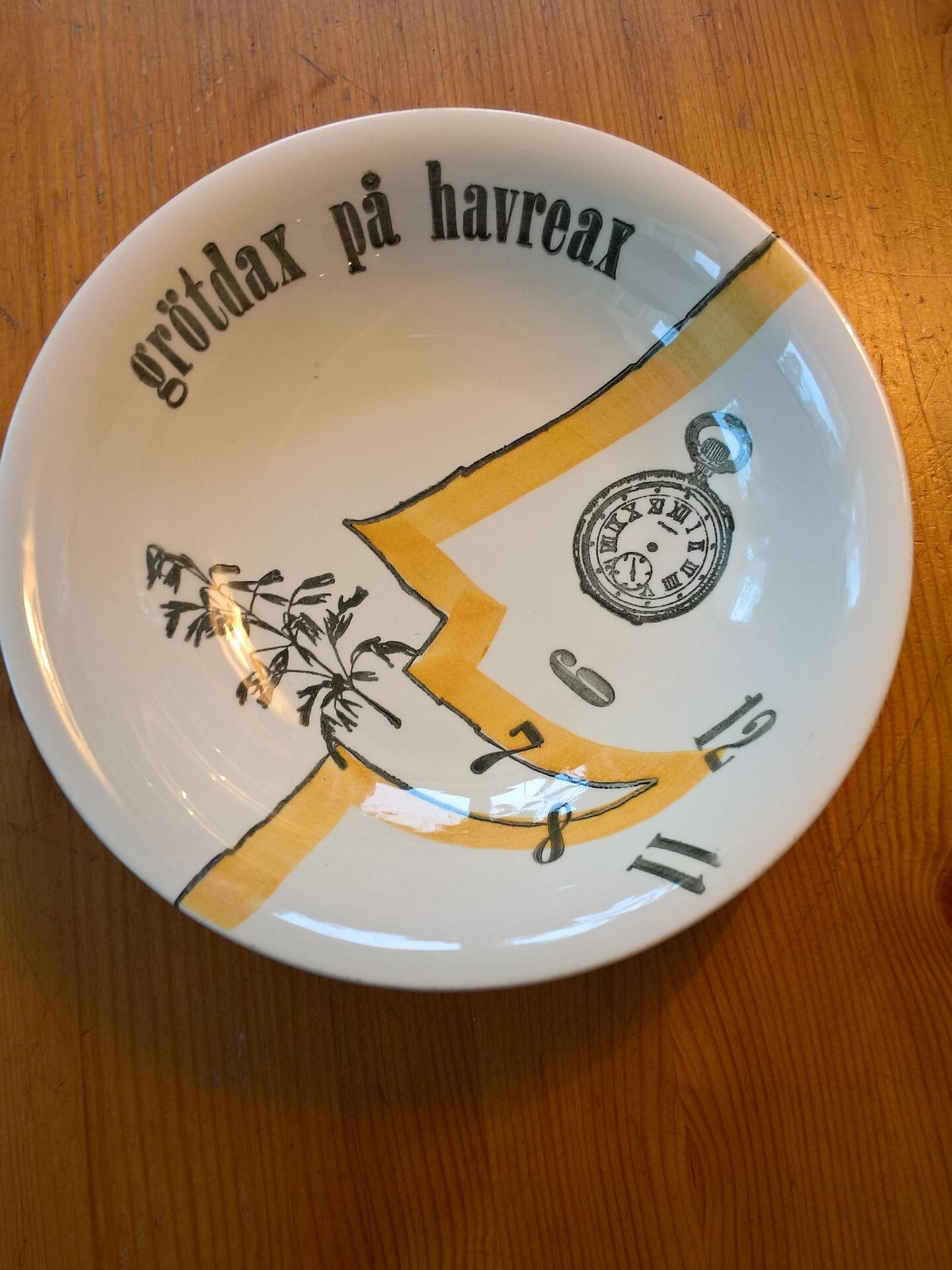 Porrige Plate for Uppsala Ekeby, Yngve Gamlin