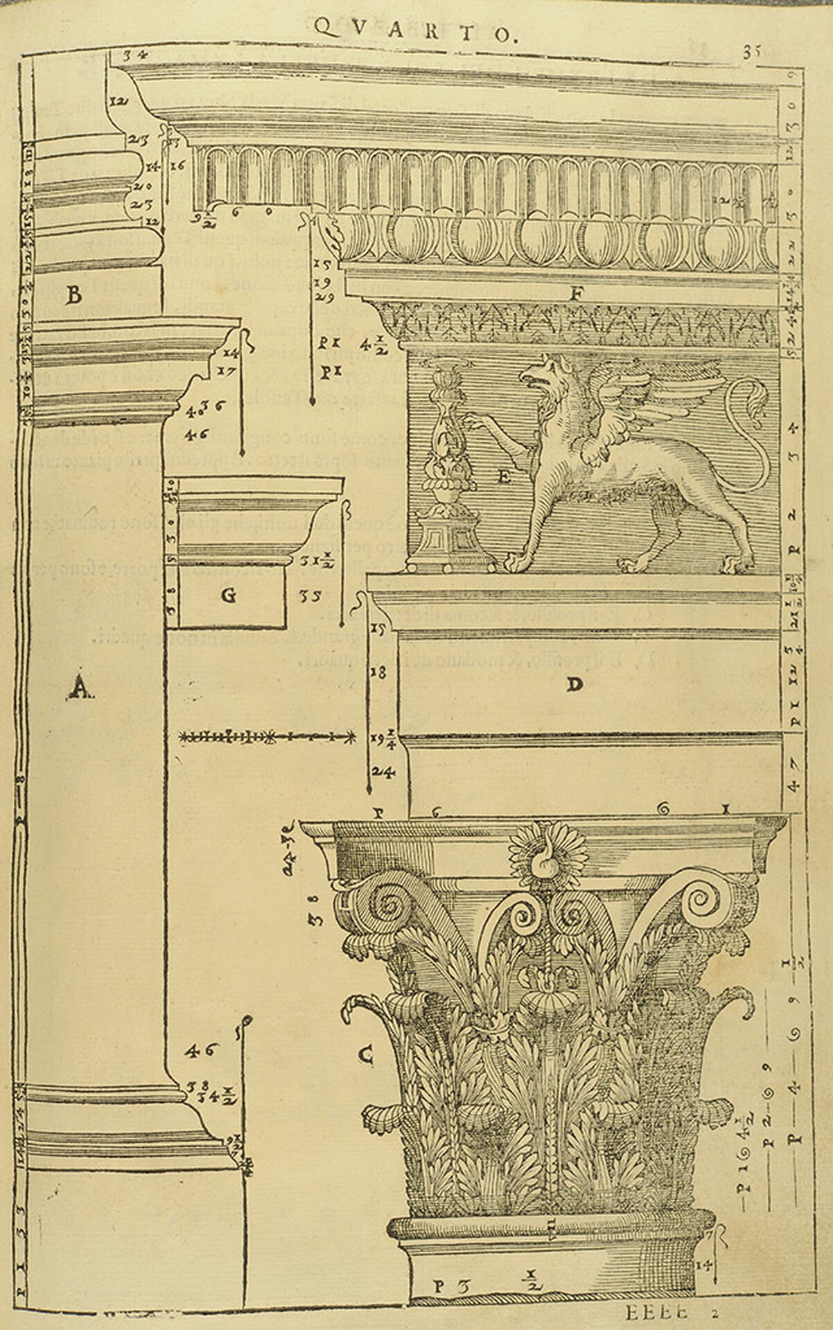 Page, from I quattro libri dell’architettura by Andrea Palladio
