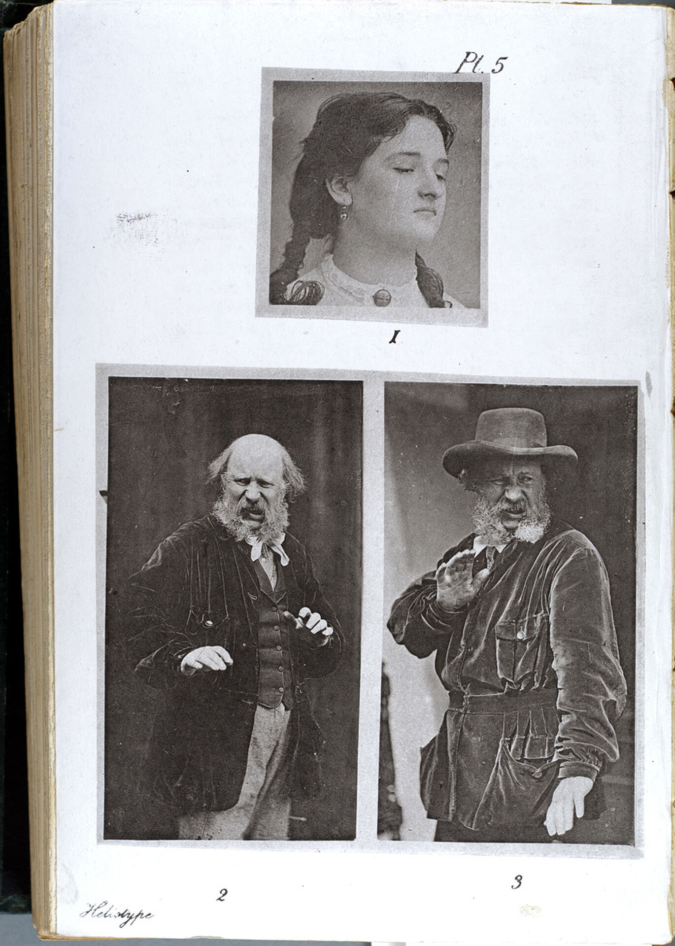 Pictures in Charles Dawrwin's book The Expression of the Emotions in Man and Animals, showing "Disgust". The model is the photographer, Oscar Gustave Rejlander.