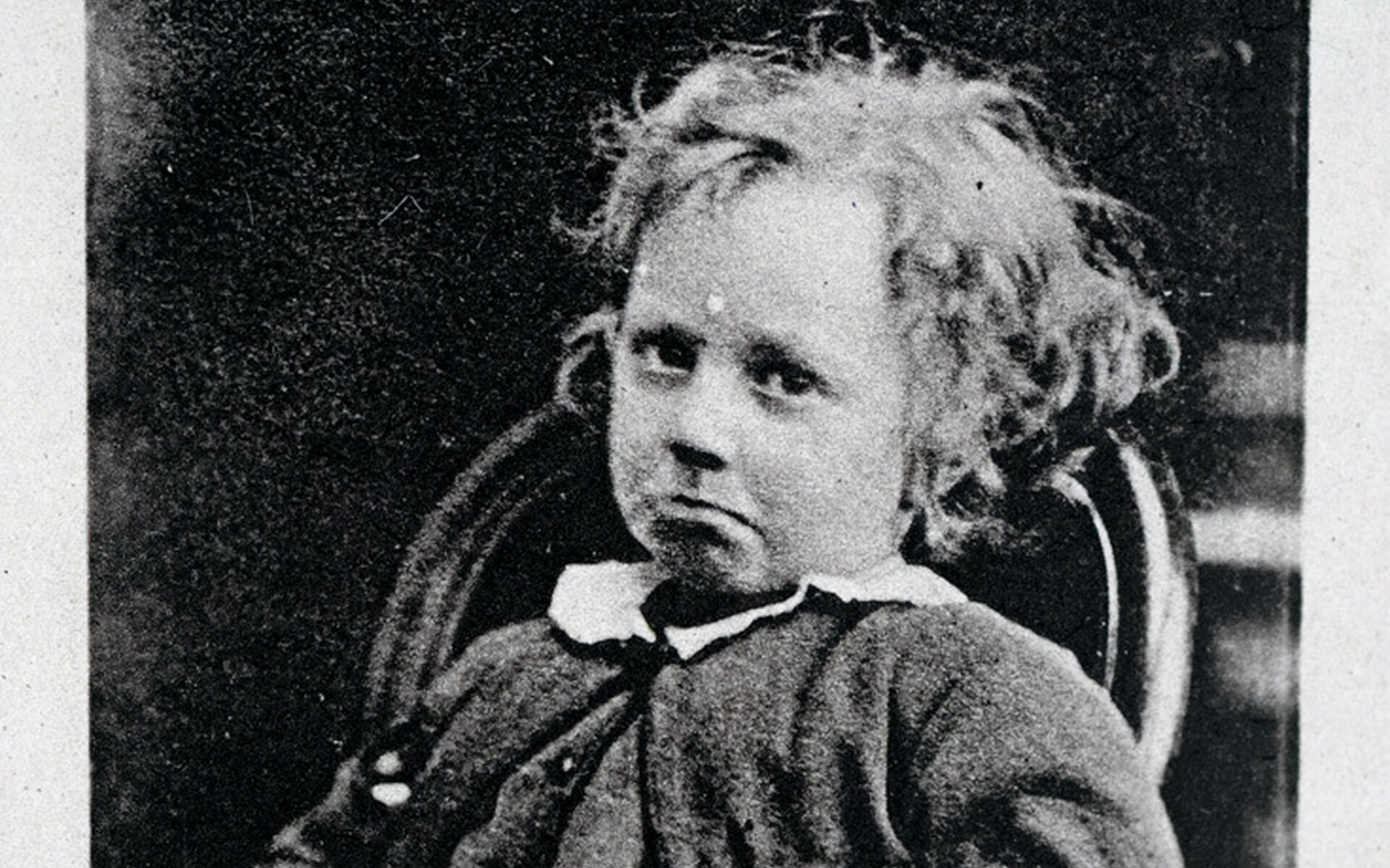 Pictures in Charles Dawrwin's book The Expression of the Emotions in Man and Animals, showing  Sorrow"