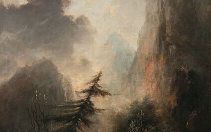 Elias Martin, Romantic Landscape with Spruce