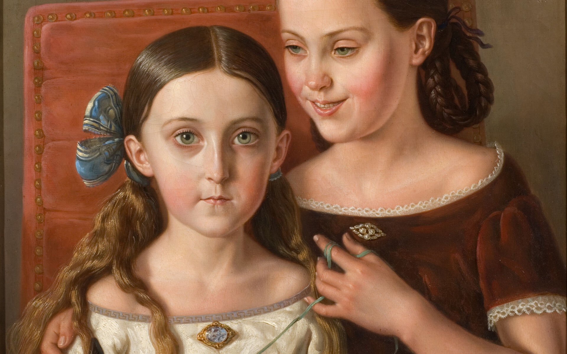 Carl Peter Mazér, Brorsdöttrarna Sigrid och Anna Mazér
