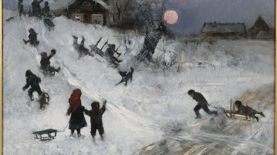 Bruno Liljefors, Kälkåkning