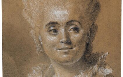 Johann-Ernst Heinsius, Portrait of a Woman Looking to the Right. Photo: Cecilia Heisser/Nationalmuseum.