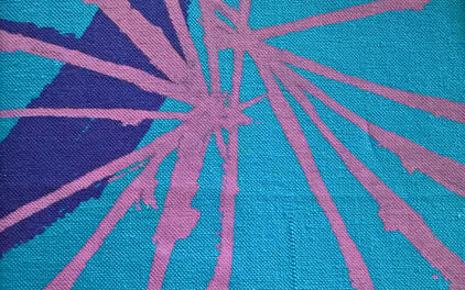 Printed Textile, detail, Dad's Factory by Yngve Gamlin