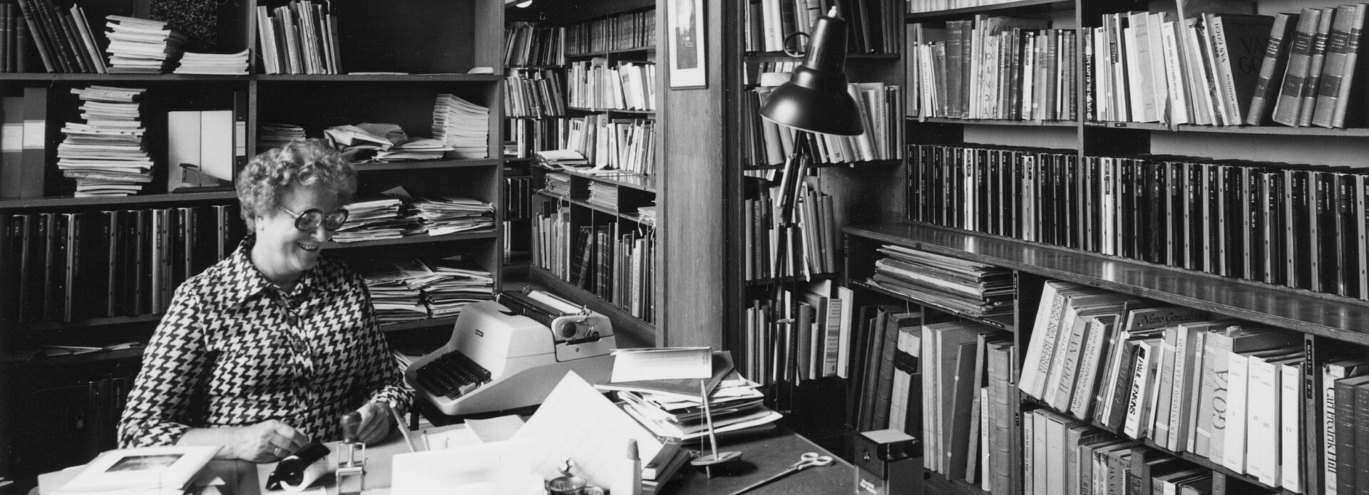 Konstbiblioteket, interiör från 1984.