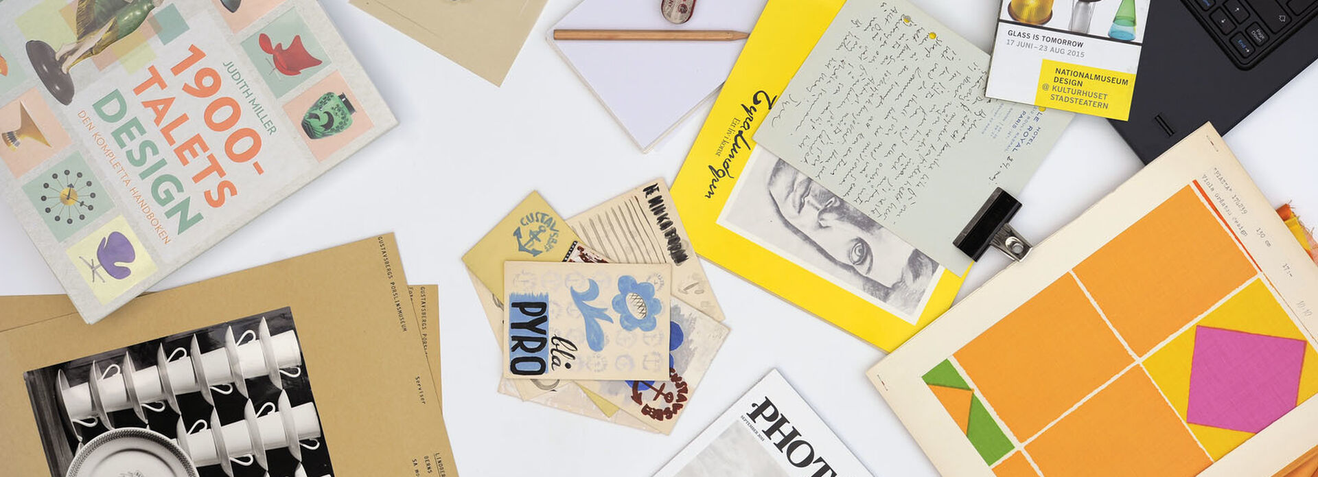 Image used in an ad for the Archives and Art Library, 2017.