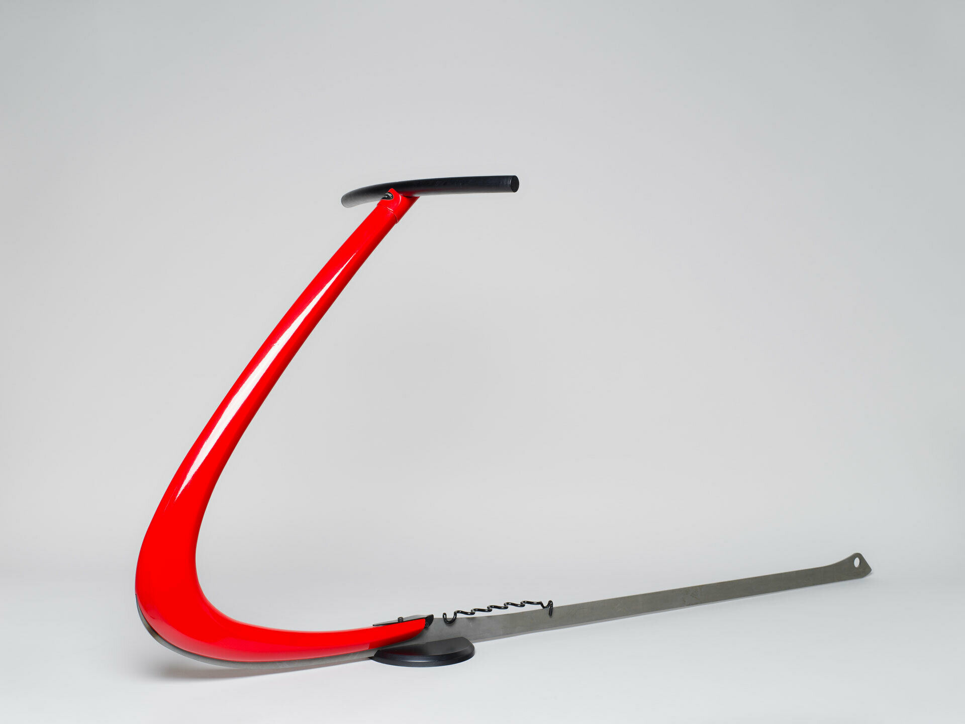 En sparkstötting med endast en med.