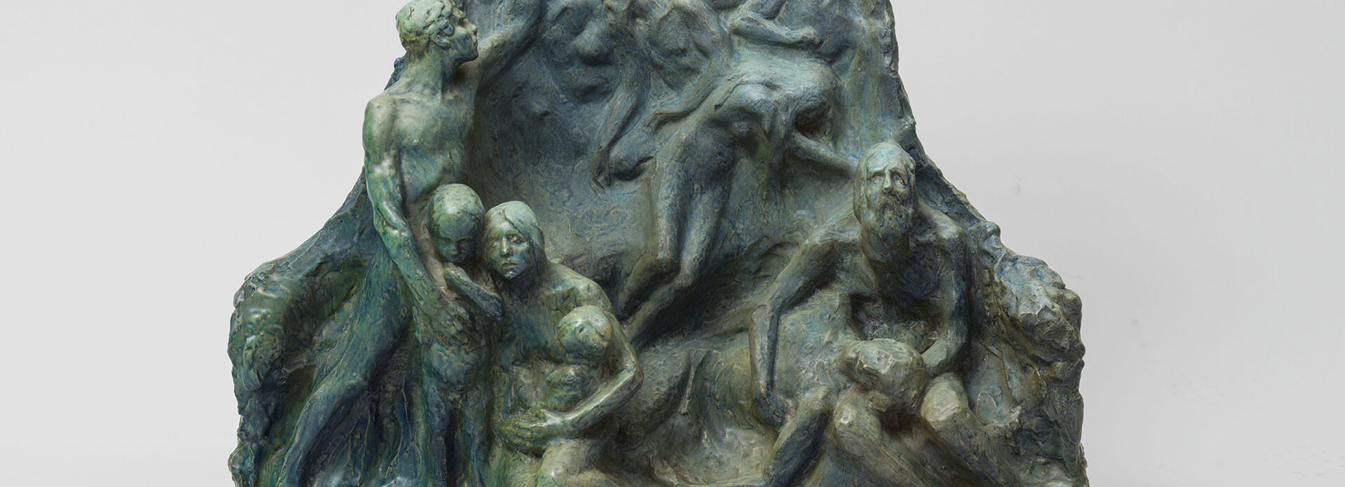 Agnes de Frumerie i samarbete med Edmond Lachenal, Kampen för tillvaron. Utförd 1900.