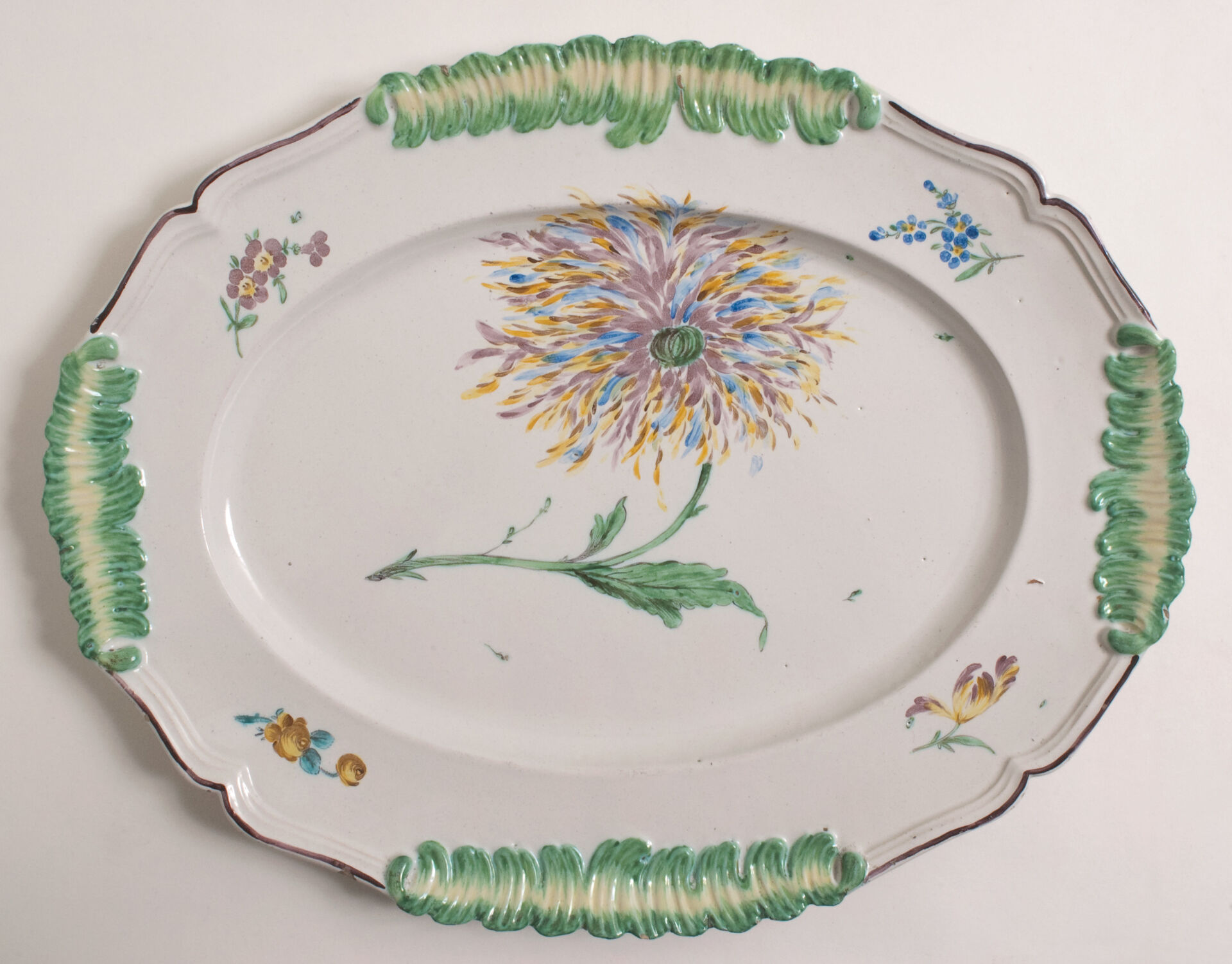 Dish, unknown Estonian artist active during the late 18th century.