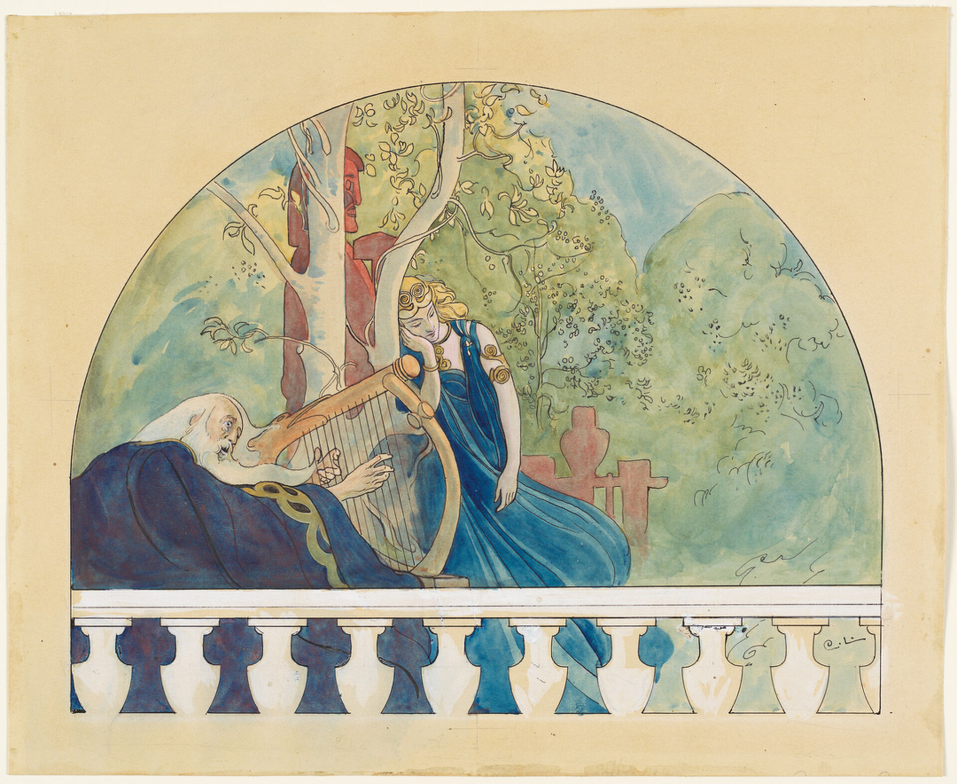 Nationalmuseum | Sketches by Carl Larsson