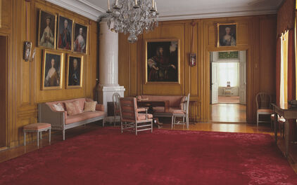 Interior of a salon in an embassy building