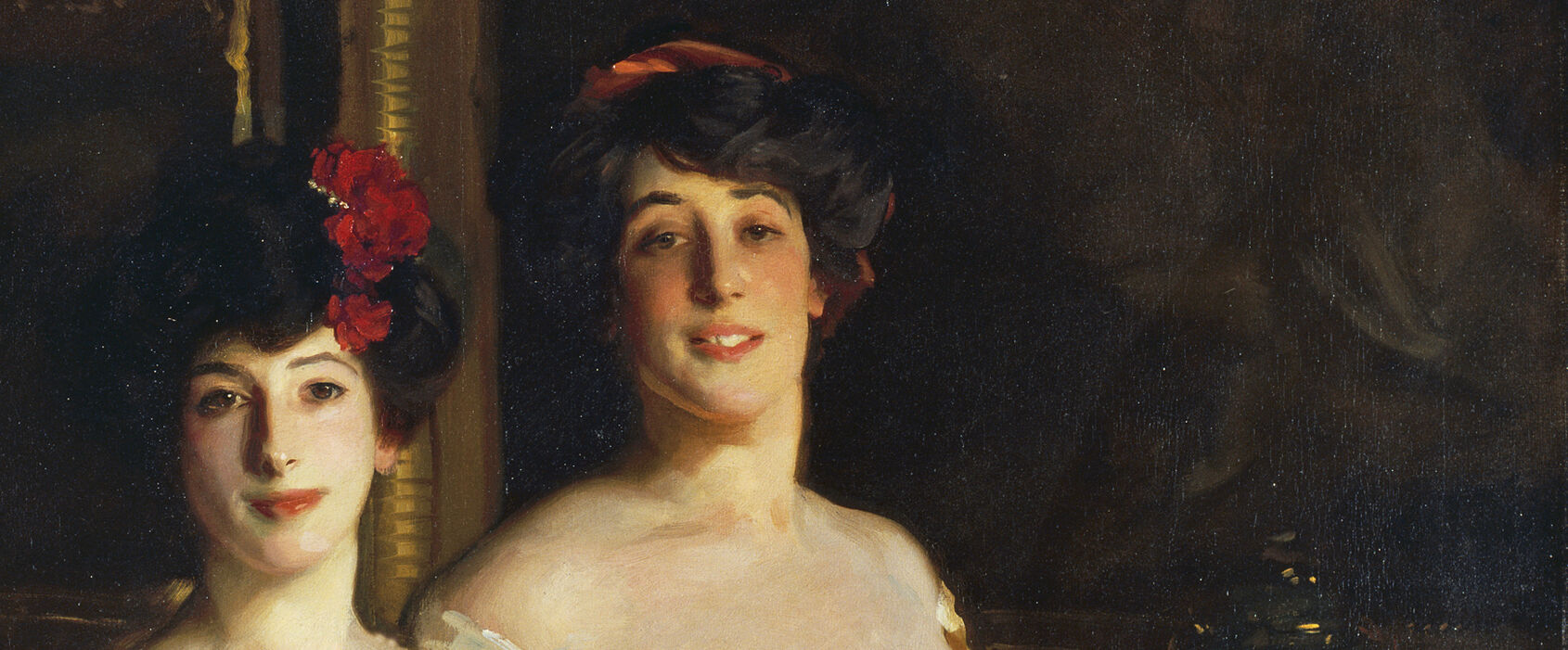 John Singer Sargent, Ena och Betty, Mr och Mrs Asher Wertheimers döttrar 1901. ©Tate, London 2017. Bilden är beskuren.