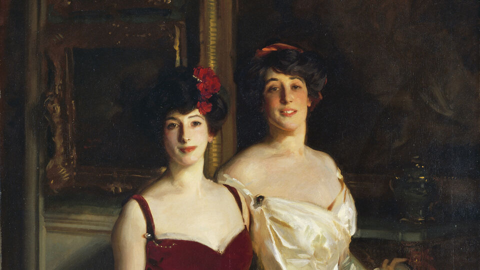 John Singer Sargent, Ena och Betty, Mr och Mrs Asher Wertheimers döttrar 1901. ©Tate, London 2017