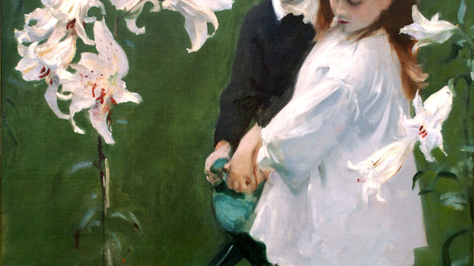 John Singer Sargent, Trädgårdsstudie av barnen Vickers, 1884 Collection of the Flint Institute of Arts, Flint, Michigan. Gåva från the Viola E. Bray Charitable Trust via Mr. and Mrs. William L. Richards.