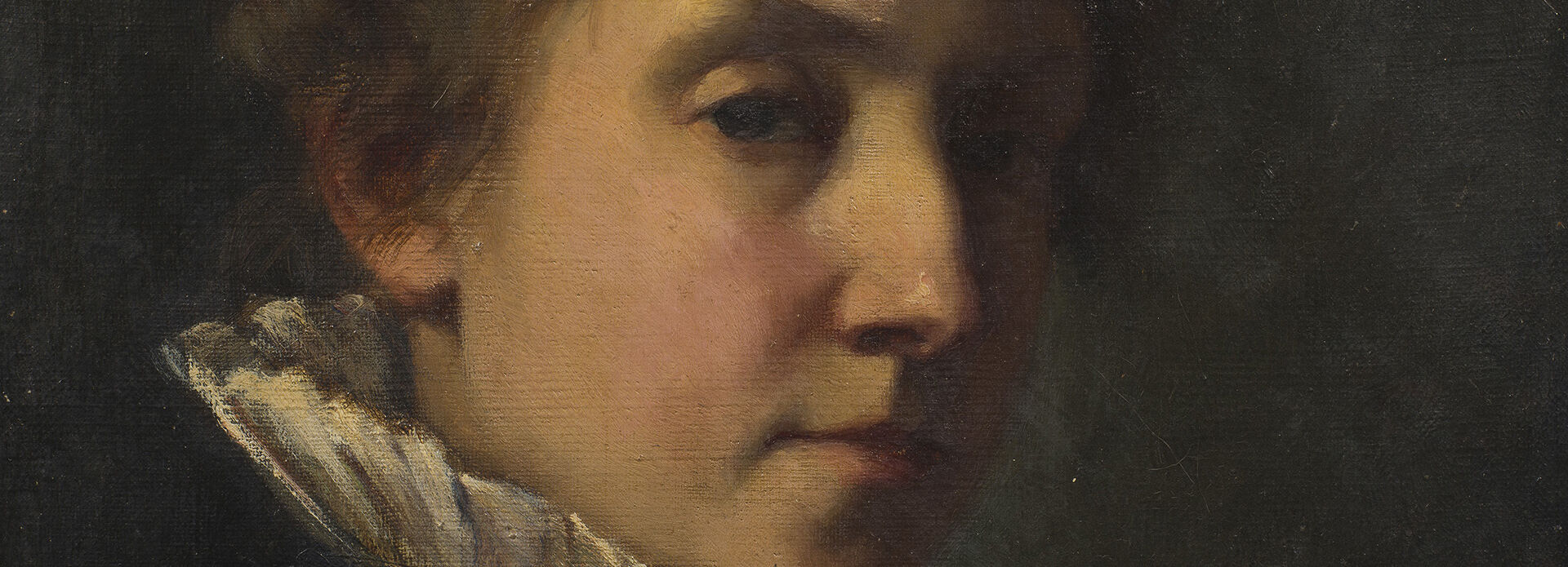 Maria Wiik självporträtt