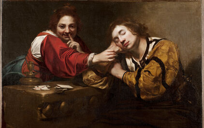 Nicolas Regnier, Sleeper Awakened by a Young Woman with Fire